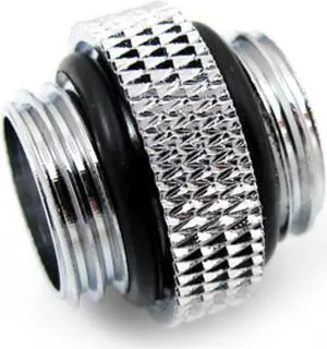 XSPC G1/4" 5mm Male to Male Fitting, Chrome XSPC G1/4" 5mm Male to Male Fitting, Chrome