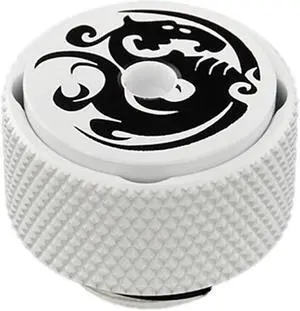 Bitspower G1/4" Air Exhaust Fitting, Deluxe White