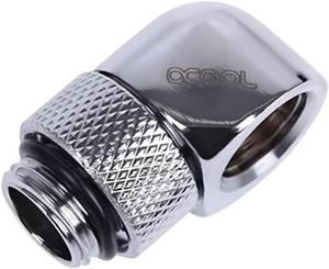 Alphacool G1/4" HF 90 Degree Rotary Fitting - Chrome (17216)