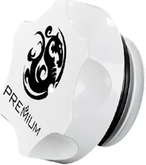 Bitspower Premium G1/4" Stop Fitting, Deluxe White Bitspower Premium G1/4" Stop Fitting, Deluxe White