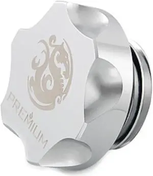 Bitspower Premium G1/4" Stop Fitting, Silver Shining