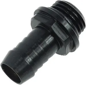 Alphacool 10mm (3/8") barbed fitting G1/4 with O-Ring "FatBoy" - Deep Black Alphacool 10mm (3/8") barbed fitting G1/4 with O-Ring "FatBoy" - Deep Black