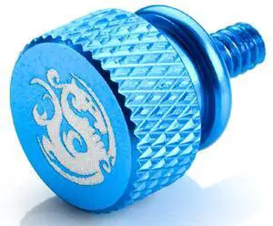 Bitspower Thumb Screw with Logo, Size #6-32, Blue