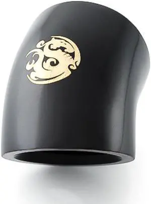 Bitspower G1/4" Female to Female Extender Fitting, 45 Degree Angle, Matte Black