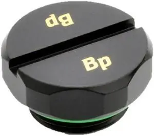 Bitspower Diamond Stop Fitting, Matte Black