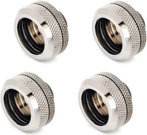 Bitspower G1/4" to Enhance Multi-Link Fitting for 16mm OD Rigid Tubing, Black Sparkle, 4-pack Bitspower G1/4" to Enhance Multi-Link Fitting for 16mm OD Rigid Tubing, Black Sparkle, 4-pack