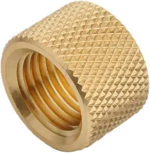 Bitspower G1/4" Female to Female Multi-Transfer Adapter Fitting, True Brass