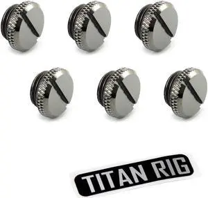 XSPC G1/4" Plug V2, Black Chrome, 6-pack XSPC G1/4" Plug V2, Black Chrome, 6-pack