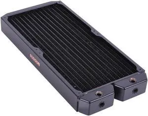 Alphacool NexXxos XT45 Full Copper Radiator 360, 180mm x 2, Dual Fan, Black