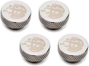 Bitspower G1/4" Stop Fitting V2, Black Sparkle, 4-pack Bitspower G1/4" Stop Fitting V2, Black Sparkle, 4-pack