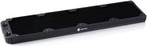 Bitspower Leviathan SF Radiator with Quad G1/4" Ports, 480mm, Black