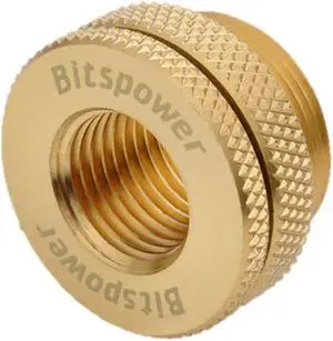 Bitspower G1/4" CaseTop Water-Fill Set, True Brass Bitspower G1/4" CaseTop Water-Fill Set, True Brass