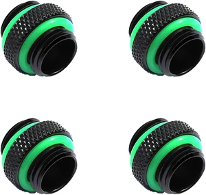 Bitspower G1/4" 5mm Male to Male Fitting, Matte Black, 4-pack Bitspower G1/4" 5mm Male to Male Fitting, Matte Black, 4-pack