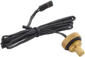 Bitspower G1/4" Temperature Sensor Stop Fitting, True Brass