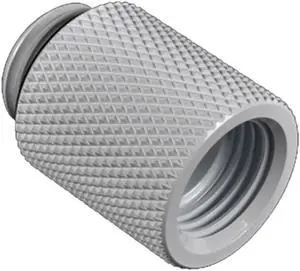 Bitspower G1/4" Male to Female Extender Fitting, 20mm, Deluxe White