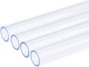 Alphacool Plexi (Acrylic) HardTube 10mm ID, 13mm OD, 60cm, Clear with UV Blue, 4-pack