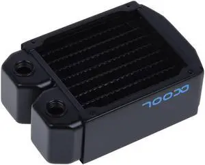 Alphacool NexXxos XT45 Full Copper Radiator 92, 92mm x 1, Single Fan, Black