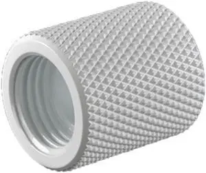 Bitspower G1/4" Female to Female Extender, 20mm, Deluxe White