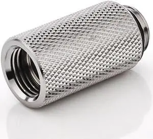 Bitspower G1/4" Male to Female Extender Fitting, 30mm, Silver Shining
