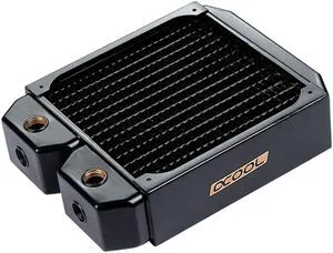 Alphacool NexXxos XT45 Full Copper Radiator 140, 140mm x 1, Single Fan, Black Alphacool NexXxos XT45 Full Copper Radiator 140, 140mm x 1, Single Fan, Black