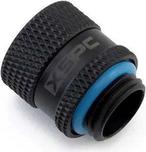 XSPC G1/4" Male to Female Rotary Fitting, Matte Black XSPC G1/4" Male to Female Rotary Fitting, Matte Black