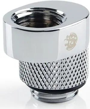 Bitspower X-cross Offset Fitting, Silver Shining