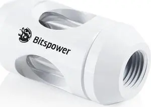 Bitspower G1/4" In-Line Filter, Deluxe White