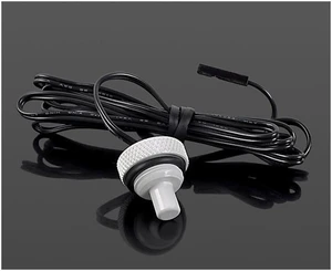 Bitspower G1/4" Temperature Sensor Stop Fitting, Deluxe White Bitspower G1/4" Temperature Sensor Stop Fitting, Deluxe White