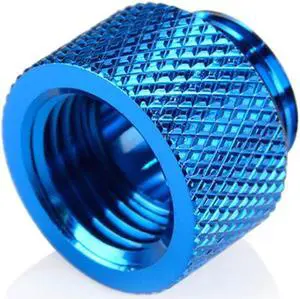 Bitspower G1/4" 10mm Male to Female Fitting, Royal Blue