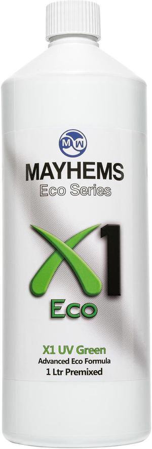 Mayhems X1 Eco PC Coolant Premix, 1000mL, UV Green