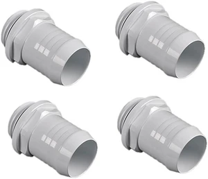 Bitspower G1/4" to 1/2" Barb Fitting for Soft Tubing, Deluxe White, 4-pack Bitspower G1/4" to 1/2" Barb Fitting for Soft Tubing, Deluxe White, 4-pack