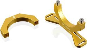 Bitspower Premium Reservoir Mount, Abrasive Golden Bitspower Premium Reservoir Mount, Abrasive Golden
