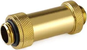 Bitspower G1/4" Adjustable Aqua Link Pipe (41-69mm), True Brass