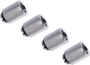 Alphacool Eiszapfen G1/4" Male to Female 20mm Extender Fitting, Chrome, 4-pack Alphacool Eiszapfen G1/4" Male to Female 20mm Extender Fitting, Chrome, 4-pack
