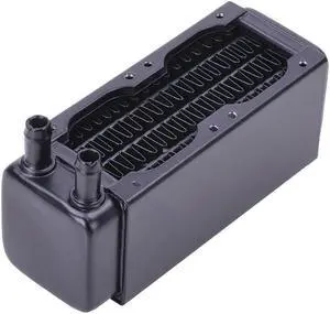 Alphacool NexXxos XT45 Full Copper Radiator 80, 40mm x 2, Dual Fan, Black