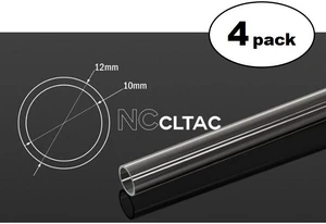 Bitspower None Chamfer Crystal Link Tube, 12mm OD, 500mm, Clear, 4-pack Bitspower None Chamfer Crystal Link Tube, 12mm OD, 500mm, Clear, 4-pack