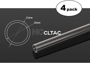 Bitspower None Chamfer Crystal Link Tube, 12mm OD, 1000mm, Clear, 4-pack Bitspower None Chamfer Crystal Link Tube, 12mm OD, 1000mm, Clear, 4-pack