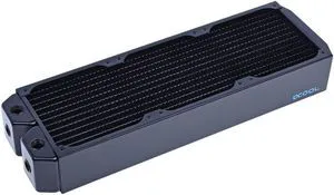 Alphacool NexXxos UT60 Full Copper Radiator 420, 140mm x 3, Triple Fan, Black Alphacool NexXxos UT60 Full Copper Radiator 420, 140mm x 3, Triple Fan, Black
