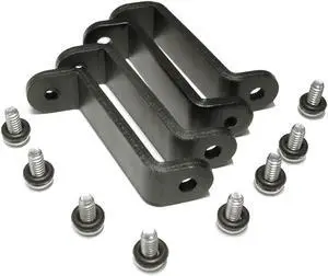 XSPC Radiator Standoff Bracket Set (6-32 UNC), Black XSPC Radiator Standoff Bracket Set (6-32 UNC), Black