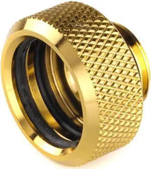 Bitspower G1/4" to Multi-Link Fitting for 16mm OD Rigid Tubing, True Brass