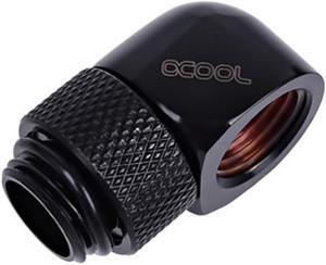 Alphacool G1/4" HF 90 Degree Rotary Fitting - Deep Black (17217)