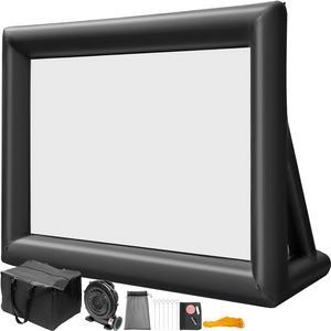 VEVOR 20ft Inflatable Movie Projector Screen Portable w/Blower Carry Bag Outdoor