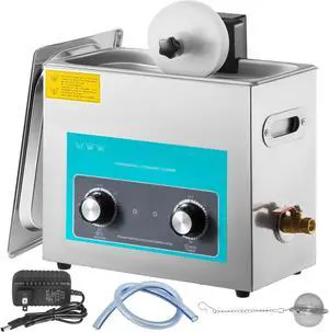VEVOR Ultrasonic Vinyl Record Cleaner Vinyl Ultrasonic Cleaning Machine 6L Knob