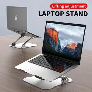 Laptop Stand for Desk Ergonomic Aluminum Laptop Computer Stand Laptop Riser Adjustable Notebook Holder Stand