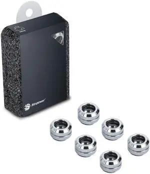 Bitspower G1/4" Silver Shining Enhance Multi-Link For OD 12MM (6PCS)