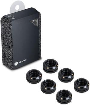 Bitspower G1/4" Matt Black Enhance Multi-Link For OD 16MM (6PCS)