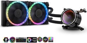 Bitspower Cyclops 240 All-In-One Liquid CPU Cooler with Notos Xtal Fans