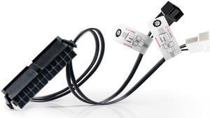 Bitspower Pump Switch 24-pin Bypass Connector with Signal Option Cables