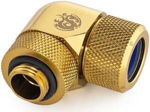 Bitspower True Brass Advanced Rotary G1/4" 90-Degree Multi-Link Adapter For OD 14MM