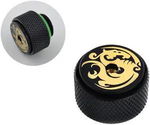 Bitspower G1/4" Matt Black Manual AIR-Exhaust Fitting